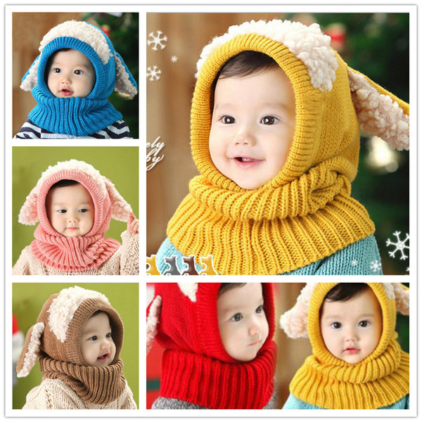 Baby Winter Crochet Hats Cap Girls Kids Cute Handmade knit Crochet Warm Newsboy Hats mk919