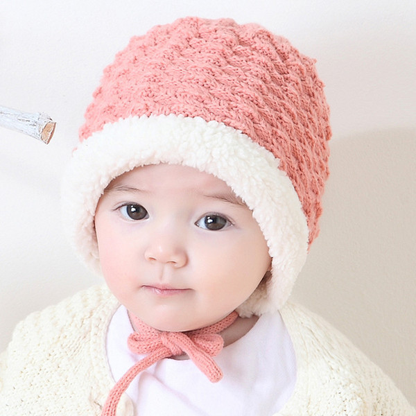 Crochet Knitted Cap Newborn Infant Toddler Knitted Hat Baby Boy Girl Kids Cartoon Hat Autumn Winter Children Beanie Cotton