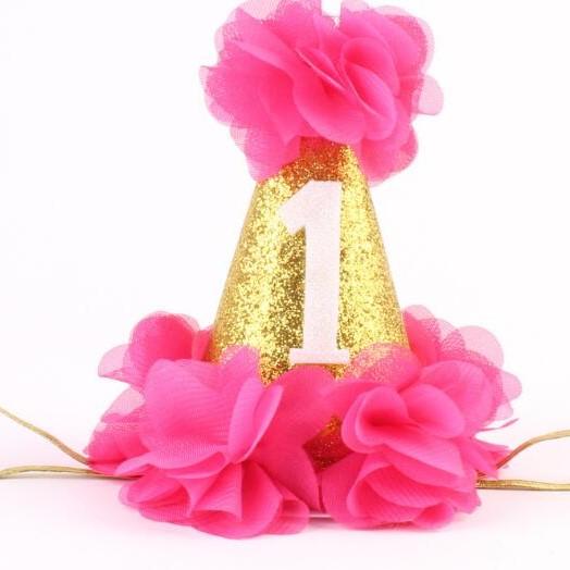 Europe and the United States Princess children crown hairdressing baby girl's golden finely headband hairpin birthday party headwear