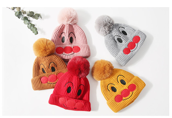 A Cartoon Clown Hat With Thick Fur Cap For Both Boys And Girls