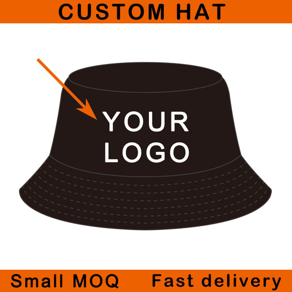 Bucket hat 100% cotton material female fitted fashion headwear small quantity outdoor sport fishing hat custom bucket cap