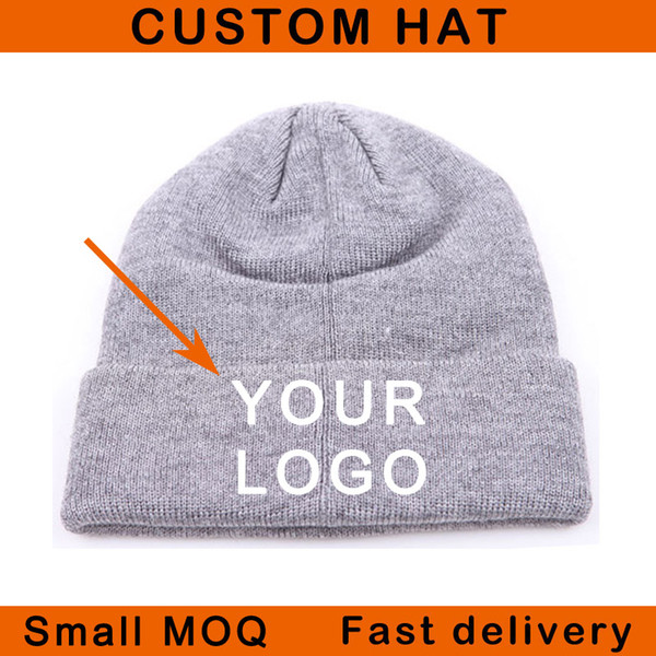 small moq on sale winter hat 3D stitching acrylic material unisex fitted size sport warm hat custom cap beanies