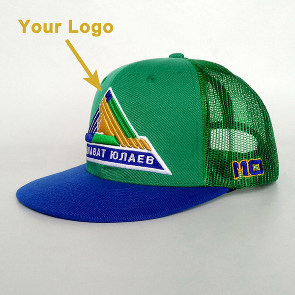 Mesh cap flat visor unisex sun hat sizable promotion popular trucker hat snapback close custom baseball hats caps