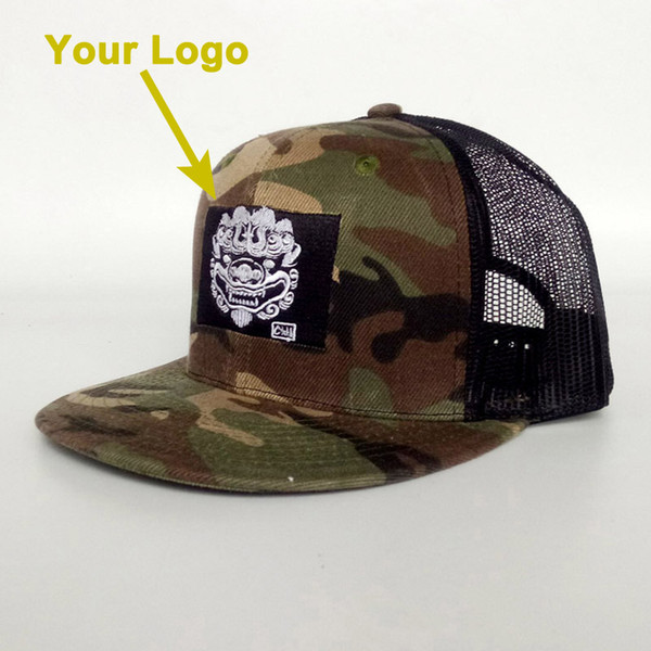 flat visor child sun cap sizable customization trucker hat snapback closer custom baseball hats custom cap mesh back