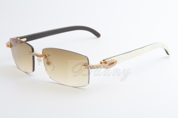 2017 new selling limited large diamond sunglasses male and female Mixed horns sunglasses 3524012 (2) size: 56-18-135mm