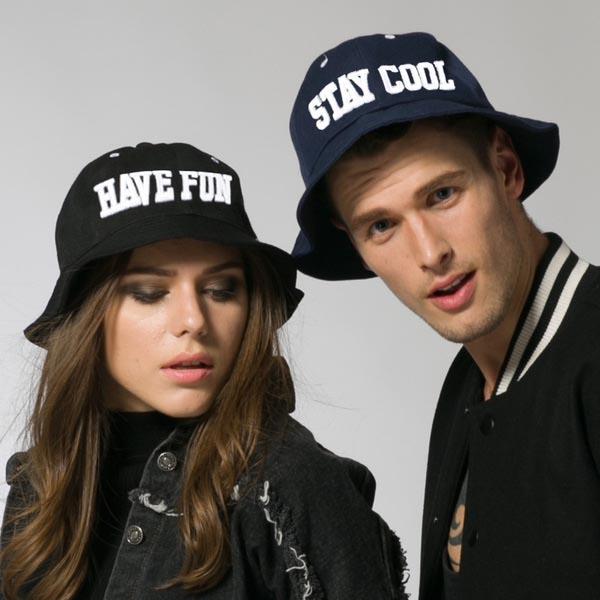 Stand Focus Unisex Women Men Bucket Hat Boonie Fisherman Cap Hunting Fishing Outdoor Fashion Hip Hop Embroidery Spring Summer Cotton Brim