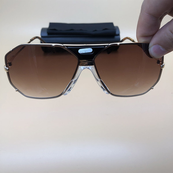 With Box Legends Sunglasses Metal Frame Luxury Women Men Sunglasses Large Frames Metal eyeglasses Outdoor Gradient Glasses 905