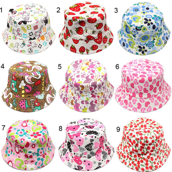 Designer Childrens Honey Flower Bucket Hats For Kids Packable Foldable Fishing Caps Baby Summer Wide Brimmed Beach Sun Visor Cappelli Gift