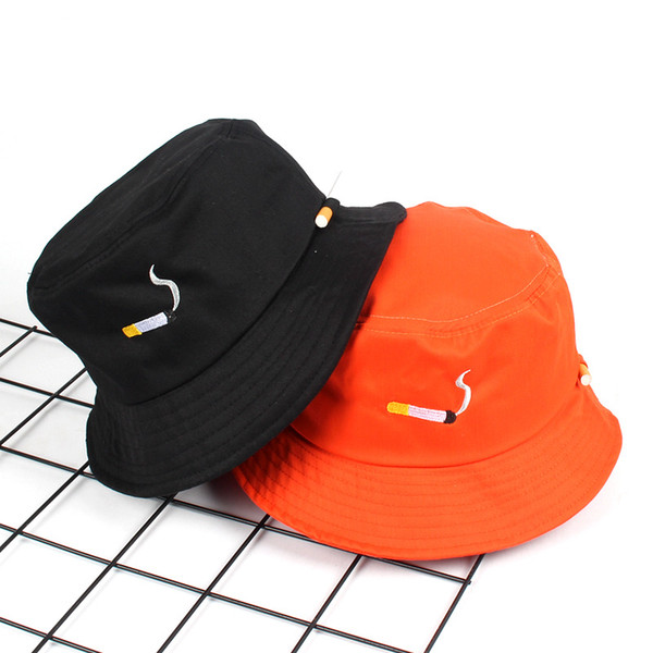 Personalize Panama Bucket Hats New Fashion Harajuku Brand Special Design Snapback Caps Embroidery hip hop bucket Cap flat hat