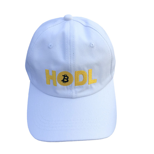 HODL Bitcoin Hat 100% Cotton Dad Hat Trending Rare Baseball Cap Bitcoin Sign Embroidery Snapback Cap Tumblr HipHop Men Women