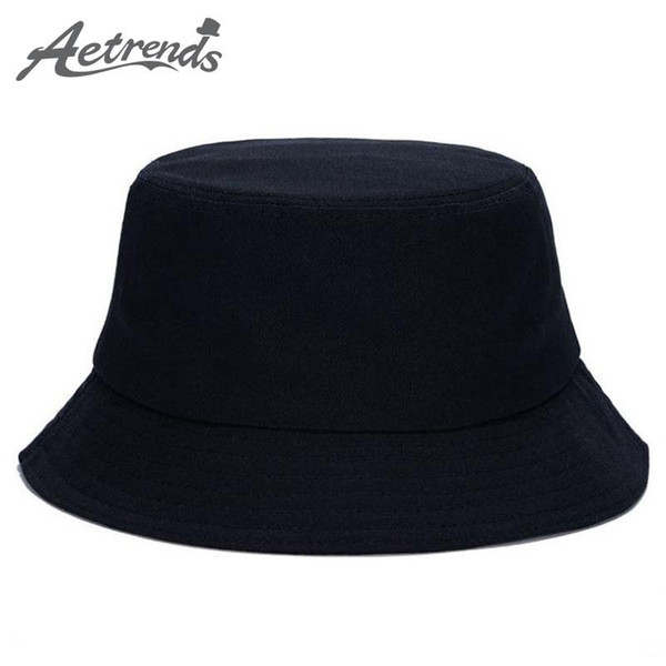 2018 10 Colors !! Solid Color Bucket Hats for Men Panama Women Hat Z-1570