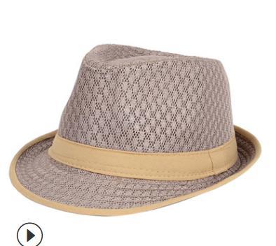 Men's summer sun protection leisure jazz hat