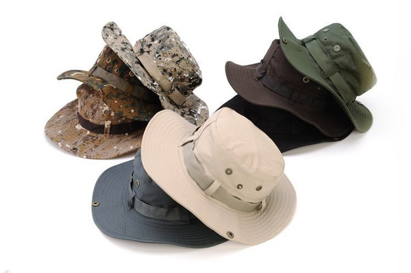 1pcs/lot Classic US Army Gi Style Boonie Jungle Hat Ripstop Cotton Combat Bush Sun Cap