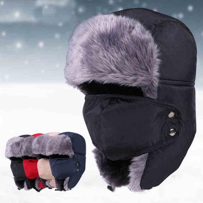 Lei Feng hat male winter cold mask riding helmet earmuffs thick hat female windproof warm cotton cap free shipping