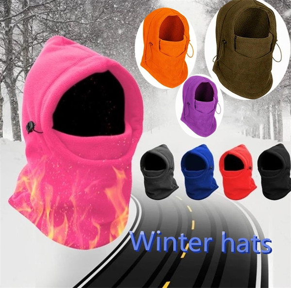 Winter hats outdoor riding caps windproof hat, CS hats mask and thick warm snowcap caps Trapper Hat C0205