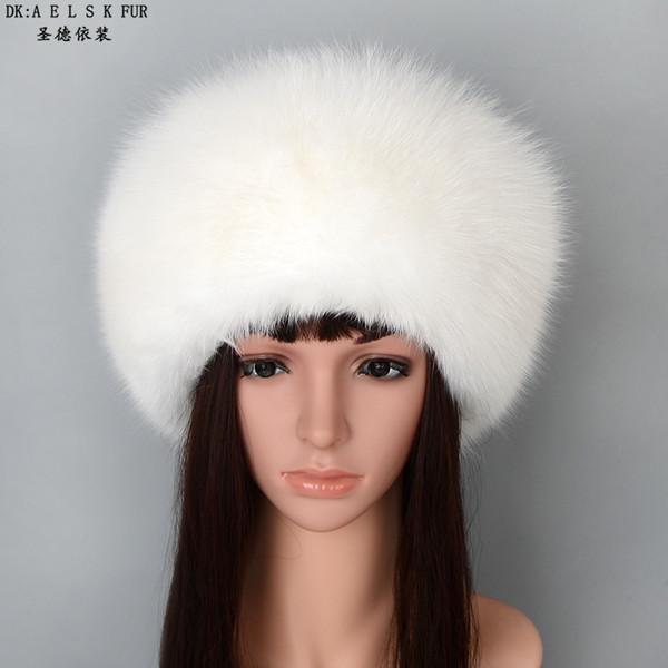 Ladies fashion earmuffs Lei Feng hat Xuanhu blue fox white fox silver variety of Princess models optional winter can keep wa