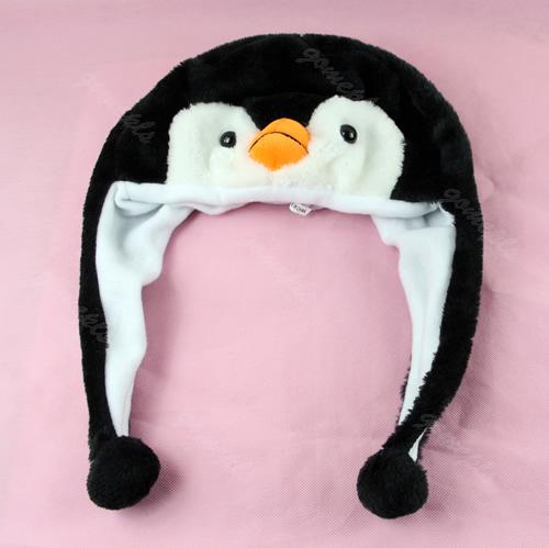 1PCS Cartoon Animal Penguin Mascot Plush Warm Cap Hat Warmer New