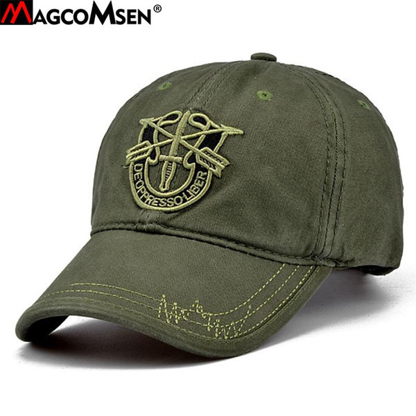 MAGCOMSEN Summer Baseball Caps Men Army Camouflage Tactical Caps Hat Adjustable Combat Hats Tacticos Bone Masculino AG-CP-08