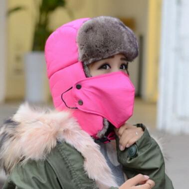 Winter Warm trapper hat Ear Flaps Bomber Faux Fur Caps Unisex Proof Trapper caps Snow Cap Russian Hat 20 pcs