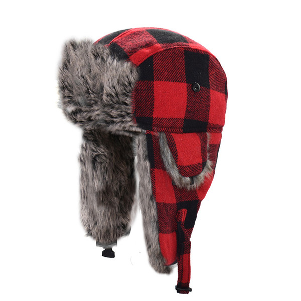 Winter explosions plus velvet thick Lei Feng hat men and women outdoor cycling windproof warm earmuffs ski cap
