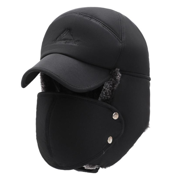 Unisex Winter Trooper Trapper Hat Detachable Face Mask Ear Flap Hunting Snow Hat for Men & Women Chapeau Sombrero kalap