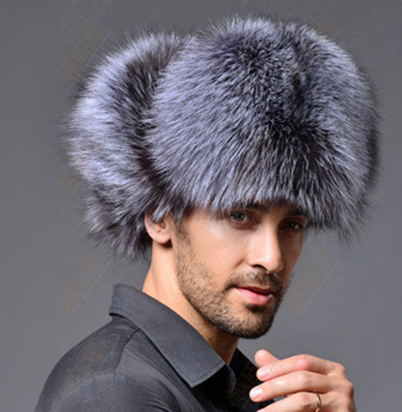2019 Europe and the United States winter new imitation fur men's Lei Feng hat thick warm earmuffs ski cap
