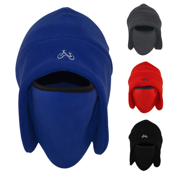 Warmer Tactical Heavyweight Balaclava Outdoor Sports Mask Riding Hat Cap Unisex Fitted Adult Bomber hat Harajuku #35