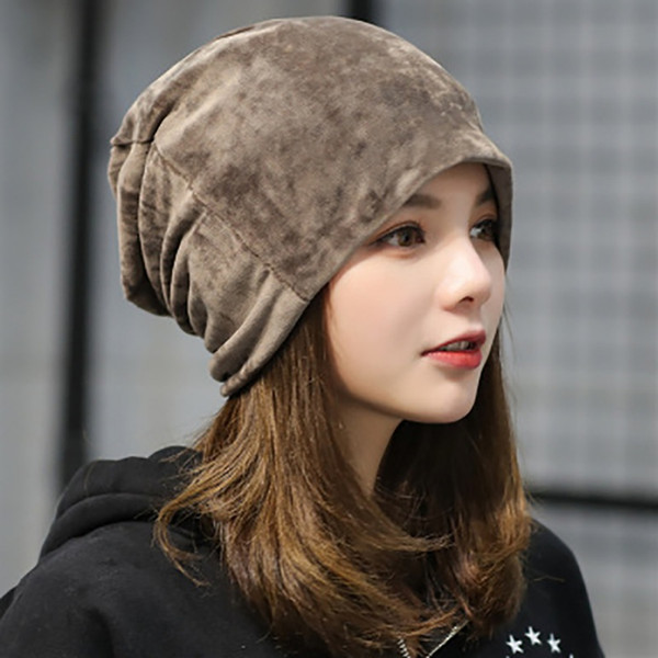 Simple and Casual Bomber Hats Women Acrylic Solid Plush Fashion Hats 2018 new women