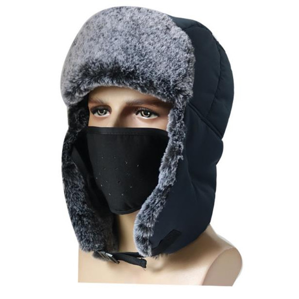 Winter hat waterproof windproof thickened warm cold anti-static breathable men and women ear protection lei feng cap ski cap