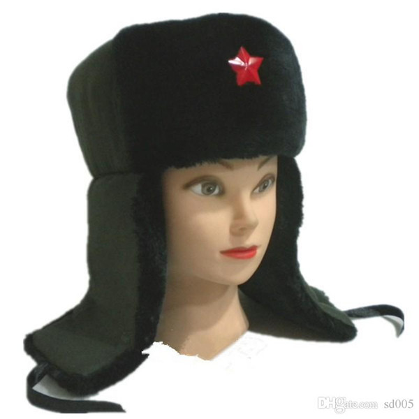 With Ear Flaps Cap Winter Protection Wind Proof Hat For Outdoor Keep Warm Men Women Trapper Hats Creative 57bc BB