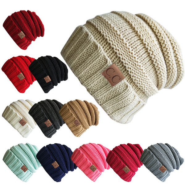 SexeMara Winter Hats for Women Skullies Beanies for ladies Casual Knit Warm Hat Fashion knitted Women's Winter Cap Girls Bonnet