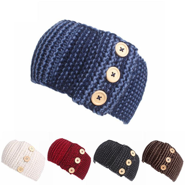 Winter Hats For Women Wool Knitted Cap Crochet Hat Warm Ear Protect Cap Wool Headband Women Adult Hat 5 Colors