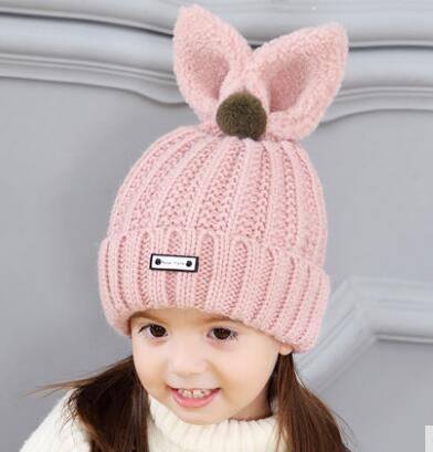 new 2018 pink winter girls child hats discounts price shipping free