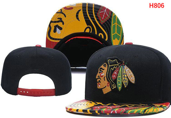 Wholesale new arrival Snapback BLACKHAWKS Caps Adjustable All Team Baseball women men Snapbacks High Quality Sports hat