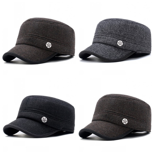 Lei Feng Cap Multi Color Simple Design Popular Men Winter Comfortable Protection Hat Keep Warm Windproof 7gh C