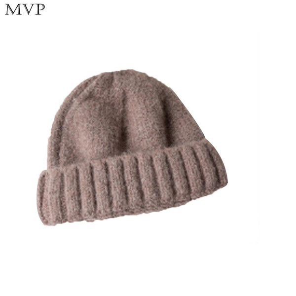 Women Autumn Winter Hat Multicolor Thick Solid Soft Warm Women, Girl Knitted Cap Fashion Casual Spring, Fall,