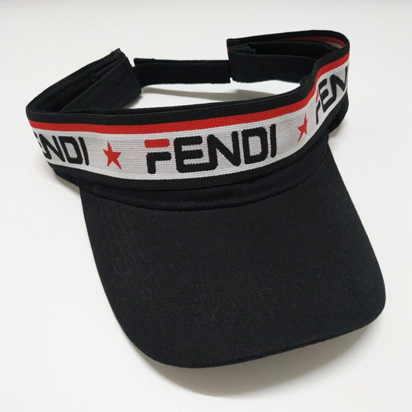 2019 new F designers golf hat sun visor sunvisor party hat baseball cap sun hats sunscreen hat Tennis Beach elastic hats free shipping