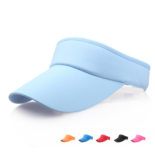 Outdoor Woman Visor Sun Hat Female Sunscreen Summer Sports Tennis Cap Fashion Lady Travel Beach Empty Top Hat TTA634