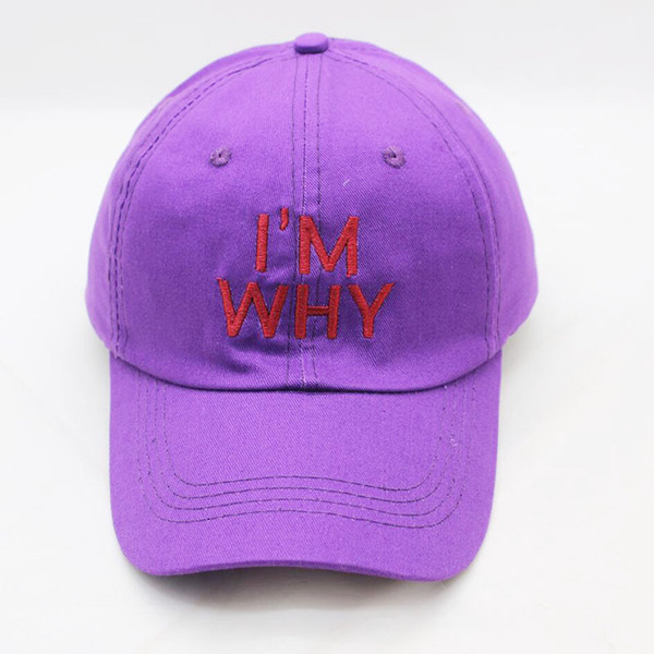 Trucker Cap Summer Sun Baseball hats Adult DIY I am why Caps Adjustable embroidery Snapbacks for Women