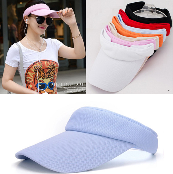 Lady sports hats Visors summer hats sun protection sun hats protect from sun casual