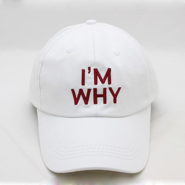 Trucker Cap Summer Sun Baseball hats Adult DIY I am why Caps Adjustable embroidery Snapbacks for Women