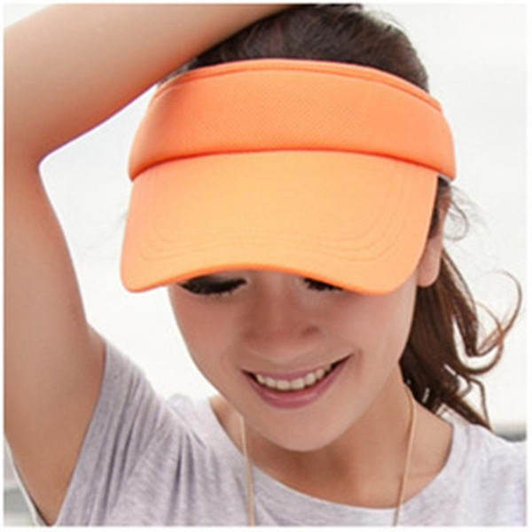 2018 New Hot Selling Tennis Caps Stylish Women Men Unisex Beach Sports Sun Visor Hat Golf Tennis Adjustable