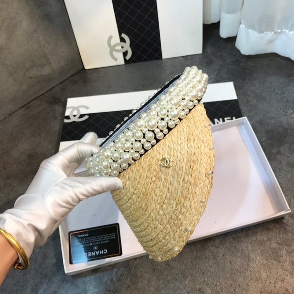 2019 new shade empty top sun hat for women high quality visor fashion Pearl embellishment