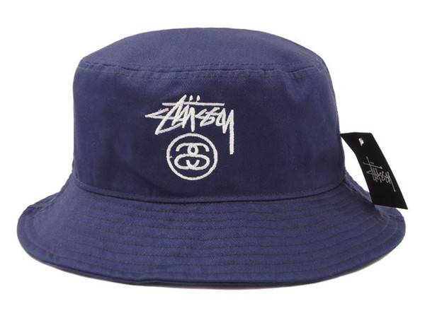 Fashion Designer Leather Bucket Hat For Mens Womens Foldable Fishing Caps Black Fisherman Beach Sun Visor Sale Folding Man Bowler Cap