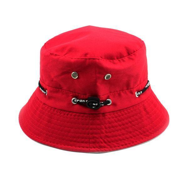 Wholesale-Chic Summer Outdoor Unisex Bucket Hat Beach Fishing Climbing Traval Cap Sunhat