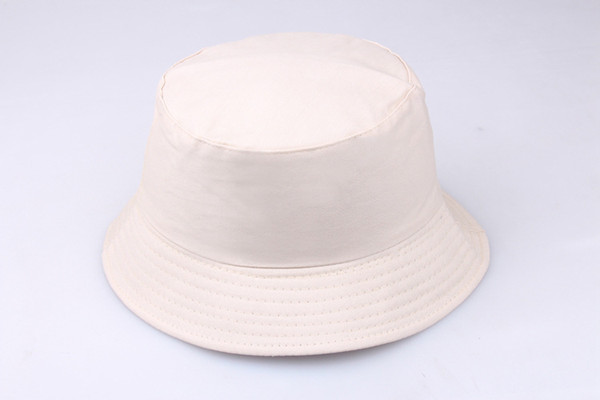 Korean solid color college wind fisherman hat male and female couple shopping big hat spring and summer sun hat