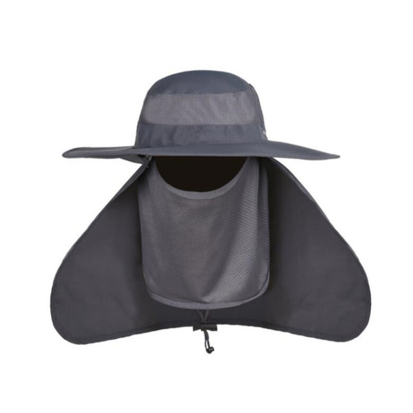 Wholesale-Fashion Brand Mosquito Cap Women Men Midge Fly Insect Bucket Hat Fishing Camping Field Jungle Mask Face Protect Cap Mesh Cover