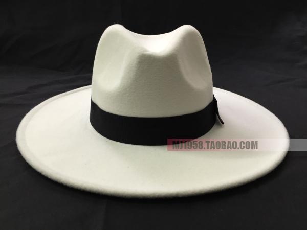 White hat fedoras mj hat