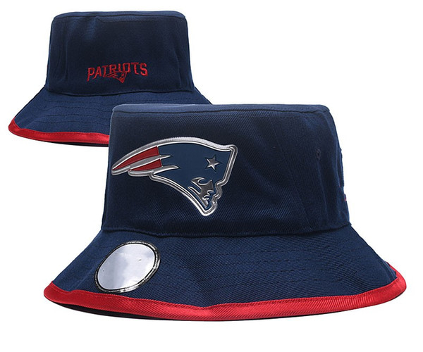 2019 Fashion Sport Patriots Closed Caps Baseball Sports Team Wide Brim Sun Hat Men's Football All Team Bucket Hats Mix Order Accepted