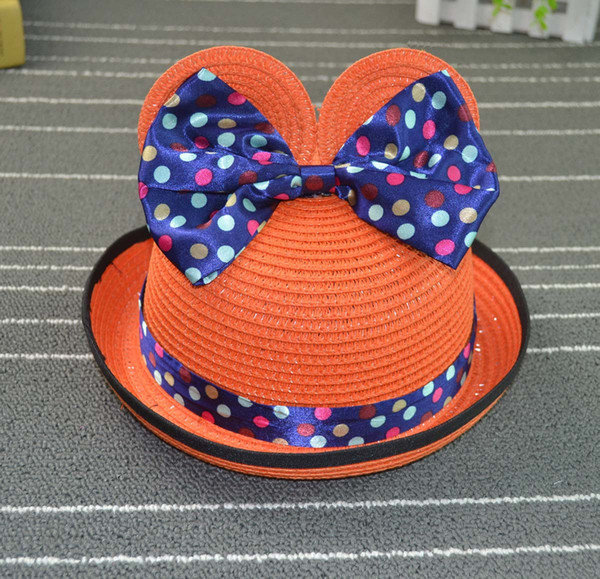 2018 Brand New Spring And Hot Sale Summer Mickey Big Butterfly Lovely Hat Baby Sunshade Hat